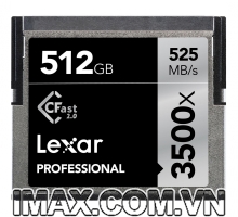 Thẻ nhớ CFast Lexar 512GB 3500X 525MB/s