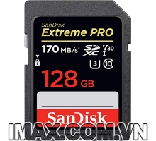 Thẻ nhớ SanDisk SDXC Extreme Pro 128GB 170/90 MB/s U3