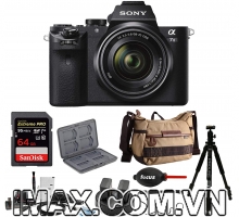 Combo 1 Máy ảnh Sony Alpha A7M2 (ILCE7M2) + lens 28-70 mm + thẻ nhớ 64gb + Túi đeo chéo + bộ phụ kiện