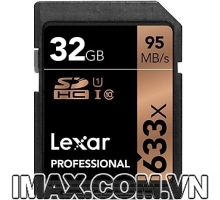 Thẻ nhớ SDHC Lexar 32GB 633X, 95MB/s