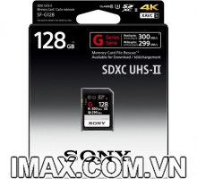 Thẻ nhớ Sony 128GB G Series UHS-II SDXC (Speed Class 10) 300/299 MB/s
