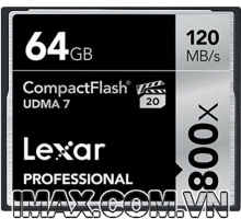 Thẻ nhớ CF Lexar 64GB 800X~120MB/s