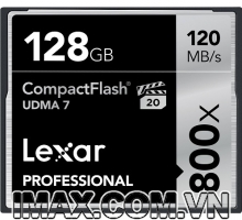 Thẻ nhớ CF Lexar 128GB 800X~120MB/s