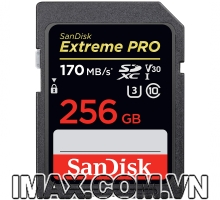 Thẻ nhớ SanDisk SDXC Extreme Pro 256GB 170/90 MB/s U3