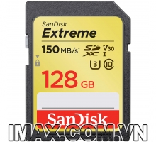 Thẻ nhớ Sandisk SDXC Extreme 128GB 150/70MB/s