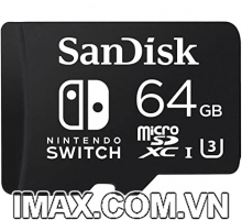 Thẻ nhớ Sandisk Micro SDXC 64GB Nintendo Switch cho máy chơi Game