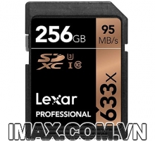 Thẻ nhớ SDXC Lexar 256GB 633X, 95MB/s