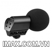 Mic thu âm Saramonic VMIC STEREO Condenser Video Microphone cho máy ảnh DSLR, máy quay
