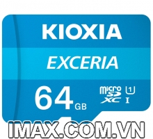 Thẻ nhớ MicroSD 64GB Kioxia Exceria 100/15 Mb/s