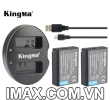 Bộ 2 pin 1 sạc máy ảnh Kingma cho Canon LP-E10