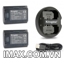 Bộ 2 pin 1 sạc Kingma for Sony NP-FZ100 (Sony A9, A7R III, A7 III)