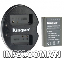 Bộ 1 pin 1 sạc máy ảnh Kingma cho Olympus BLN-1