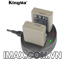 Bộ 2 pin 1 sạc máy ảnh Kingma cho Olympus BLN-1