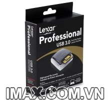 Đầu đọc thẻ Lexar Card Reader 3.0 Dual-Slot Reader, UHS-I and UHS-II