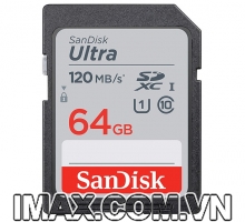 Thẻ nhớ SanDisk SDXC Ultra 64GB Class 10 120mb/s