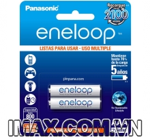 Pin sạc Panasonic Eneloop AAA BK-4MCCE/2BT 750mAh, Hàng chính hãng