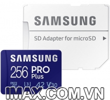 Thẻ nhớ MicroSD 256GB Samsung PRO Plus 160/120 MB/s (Bản mới nhất)