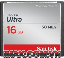 Thẻ nhớ CF Sandisk  Ultra 16GB 50MB/s