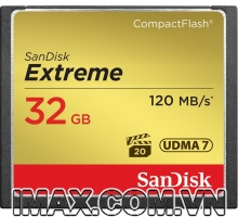 Thẻ nhớ CF Sandisk Extreme 32GB 800x 120MB/s