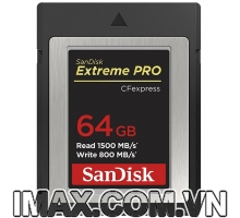 Thẻ nhớ CFexpress Type B card Sandisk Extreme Pro 64GB 1500/800MB/s