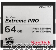 Thẻ nhớ CFast 2.0 SanDisk Extreme PRO 3500X 64GB 525/430MB/s