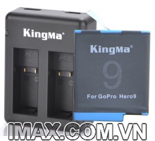 Bộ 1 pin 1 sạc đôi Kingma for GoPro Hero 9 Black, Hero 10 Black BM059-GP9 Kit