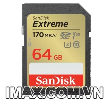 Thẻ nhớ Sandisk SDXC Extreme 64GB 170/80Mb/s