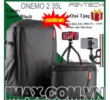 Balo máy ảnh PGYTECH OneMo 2 35L + Túi đeo chéo, Space  Black