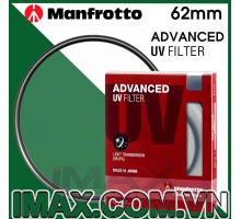 Kính lọc MANFROTTO ADVANCED Filter UV 62mm