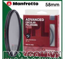 Kính lọc Manfrotto ADVANCED Filter CPL 58mm