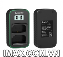 Sạc đôi Kingma BM058Q-LPE6 Màn hình LCD for Canon LP-E6/E6N/E6NH