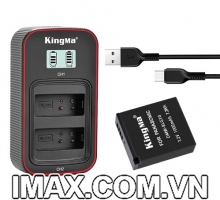 Bộ 1 pin 1 sạc đôi Kingma Ver 3 for Panasonic DMW-BLG10