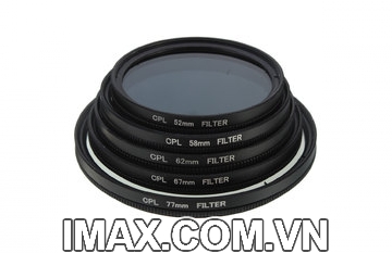 Kính lọc phân cực chống lóa Filter CPL Canon 62mm
