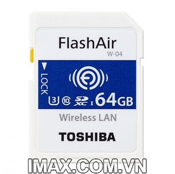 Thẻ nhớ Wifi Toshiba 64GB W-04, 90/70MB/s, 4K