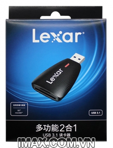 Đầu đọc Lexar USB 3.1 đa thẻ 2 in 1 (MicroSD, SD)