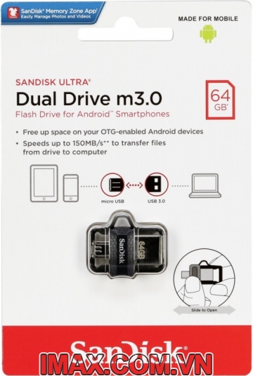 USB SanDisk Ultra 64GB Dual Drive m3.0