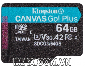 Thẻ nhớ Kingston Micro SDXC 64GB 170MB/s Canvas Go Plus