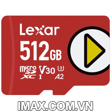 Thẻ nhớ Micro SDXC 512GB LEXAR PLAY UHS-I U3 V30 A2
