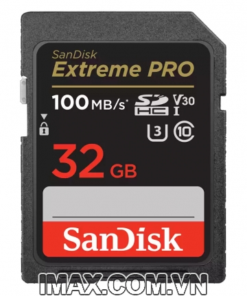 Thẻ nhớ Sandisk SDHC Extreme Pro 32GB 100/90Mb/s