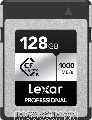 Thẻ nhớ Lexar CFexpress Professional Type-B Silver 128GB 1000MB/S