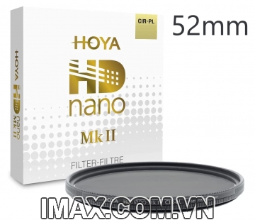Kính lọc Filter Hoya HD NANO CPL (HD3) MKII 52mm