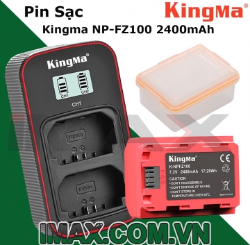 Bộ 1 Pin 1 sạc Kingma for Sony NP-FZ100 dung lượng cao 2400mAh