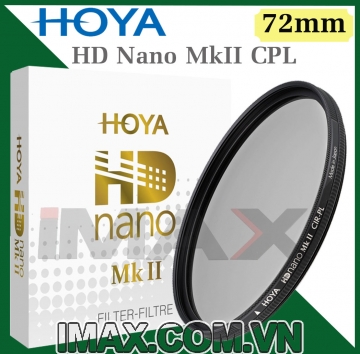 Kính lọc Filter Hoya HD NANO CPL (HD3) MKII 72mm