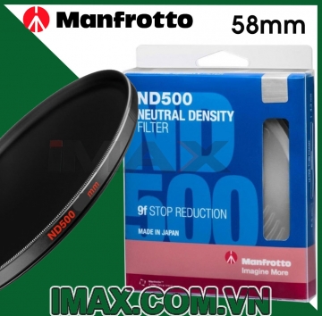 Kính lọc Fiter Manfrotto ND500 58mm
