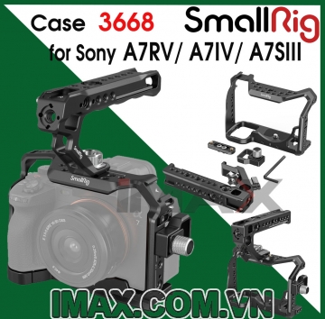 SmallRig Basic Cage Kit for Sony Alpha 7R V / Alpha 7 IV / Alpha 7S III 3668B