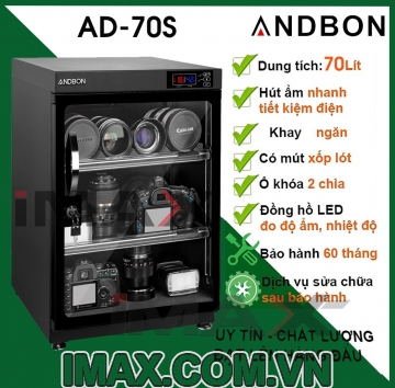 Tủ chống ẩm Andbon AD-70S, 70 Lít