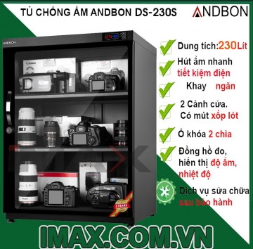 Tủ chống ẩm Andbon AD-230S/ DS-230S, 230 lít