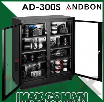 Tủ chống ẩm Andbon AD-300S, 300 Lít có bánh xe