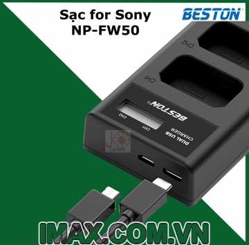 Sạc pin máy ảnh Beston For Sony NP-FW50